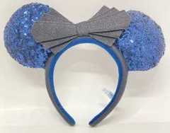 東京ディズニーリゾート カチューシャ DISNEY HALLOWEEN 2023 紺スパンコール(コウモリ・月・星) 40周年