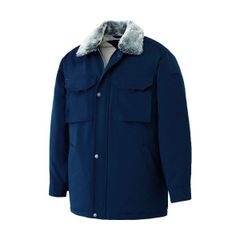 【新品・7営業日以内発送】ミドリ安全 M4047-UE-M 防寒 ソフトカストロコート ネイビー M M4047UEM【沖縄離島販売不可】