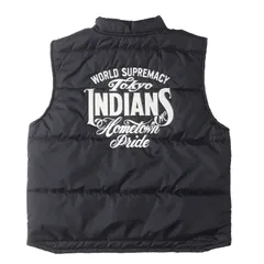 東京インディアンズ　tokyo Indians ベスト　xl TOKYO INDIANS MC ダウンベスト東京インディアンズベスト