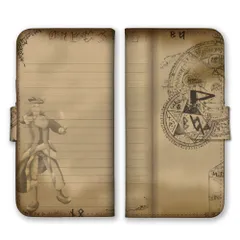 iPhone14 ケース 手帳型 アイフォン14 スマホケース 携帯ケース 魔導書 魔法 魔法陣 古い レトロ ゲーム 本 古書 かっこいい おしゃれ クール カラー05