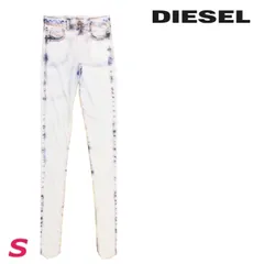 新品・未使用 ディーゼル DIESEL セカンドスキン レギンスパンツ レディース デニム風プリント トロンプルイユ P-KOLL-D2