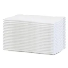 【迅速発送】軽くて 乾きやすい 綿 100% 白い フェイス タオル 20枚組 業務用 160匁（34×80cm）