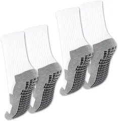 753japan サッカー ソックス ジュニア スポーツ 滑り止め 足首サポート 子供 キッズ 靴下( 白・白2足セット19cm-24cm,  19.0 cm)