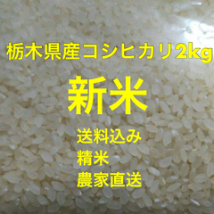 【お試し品】新米コシヒカリ2kg 栃木県産