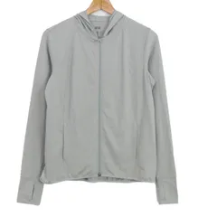 ユニクロ エアリズムUVカットメッシュフルジップパーカー トップス 長袖 未使用品 レディース Lサイズ グレー UNIQLO