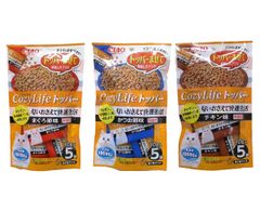 【　６個セット　】Ｃｏｚｙ Ｌｉｆｅ　トッパー　１パック（１０ｇ×５袋）　選べる３種類・６個セット　チャオ　いなば