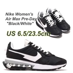 NIKE W AIR MAX PRE-DAY 24.5㎝ 黒 NIKE W AIR MAX PRE-DAY BLACK/WHITE-METALLIC SILVER（ナイキ