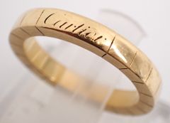 美品 Cartier(カルティエ) ラニエールリング K18YG Au750 5.3g 9号(#49) イエローゴールド 指輪 レディース アクセサリー