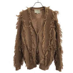 3.1 Phillip Lim スリーワンフィリップリム 12AW フリンジデザインカーディガン F112-7963LMP ブラウン Sのサムネイル