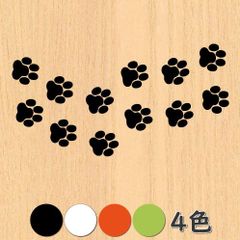 ウォールステッカー 猫 ペット 黒猫の足跡 ネコ cat シール 肉球 p083000