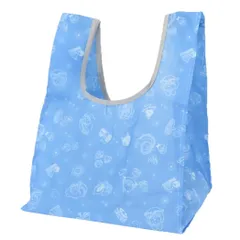 【メール便】すみっコぐらし ショッピングバッグ ポケット付きプチエコバッグ ネイビー サンエックス ケイカンパニー お買い物かばん ミニサイズ キャラクター グッズ 