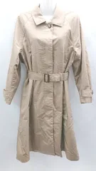 ◇ ⊇ UNIQLO ユニクロ 212-442897 長袖 ステンカラーコート サイズM キャメル レディース E  【1502180058349】