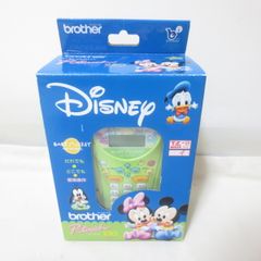 W708　未使用　Brother　ブラザー　ピータッチ250　ラベルライター　ベビーミッキー　Disney　名前シール　ラベリング　テープ付き