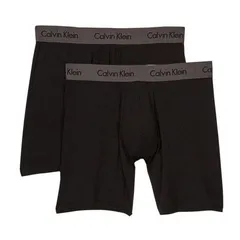 カルバンクライン パンツ Calvin Klein モーダル エラスタン メンズ ボディー モーダル ロゴ ボクサー ブリーフ 下着 ボクサーパンツ 2枚セット 日本未発売 M ブラック NP1992N