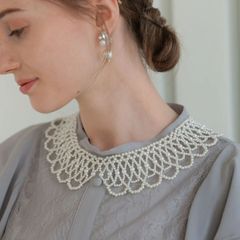 再入荷！PREFERIR つけ襟 パール ネックレス【匿名配送・新品・未使用・タグ付き】PREFERIR 大人可愛い プリンセス ネックレス
