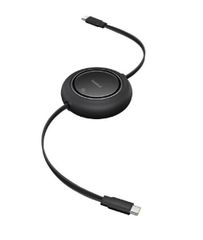 BASEUS Free2Pull 巻き取り式 USB-Cケーブル 100W 1.5m Cluster Black P10364500113-00