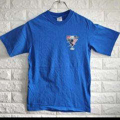 B985【PORT&COMPANY】半袖Tシャツ【メンズS】ブルー