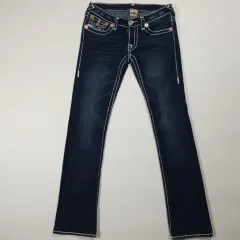 Y2K USA製 トゥルーレリジョン ビジュー ラインストーン デニムパンツ Y2K USA製 トゥルーレリジョン ビジュー ラインストーン デニム