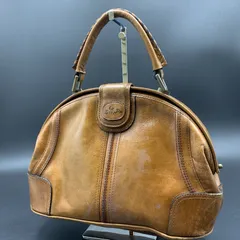 【美品レア】レトロ　La Strada製　高級本革手染め茶色仕上げ　旅行カバン 155040322.jpg?cmsp_timestamp=