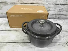 【新品未使用】VERMICULAR オーブンポットラウンド　黒 14 オーブンポット 1 22cm[マットブラック］ | バーミキュラ公式