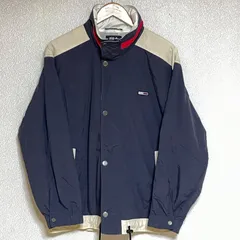 (^w^)b FILA SPORT フィラスポーツ ウィンドブレーカー ナイロンジャケット 長袖 ジップアップ スナップボタン フード付 裾ドローコード メッシュ 厚手 秋冬 防寒 ロゴ刺繍 ワッペン ネイビー系 レッド系 オフホワイト系 メンズ サイズS