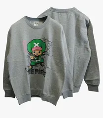 大きめサイズONE PIECEチョッパー裏起毛スウェットトレーナー