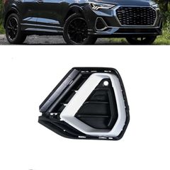アウディ Q3 (2019-2021) 対応 左側 フロントバンパー フォグランプカバー グリル用（交換部品）CYB686目玉商品