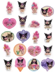 【中古】シール・ステッカー 全20種セット 「Netflixシリーズ My Melody ＆ Kuromi シークレットステッカー サンリオキャラクターズ MX」