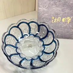 ポロニア　クリスタルガラス　切子　フルーツ盛鉢　大鉢　ポーランド製　果物盛鉢 ポロニア クリスタルガラス 切子 フルーツ盛鉢 大鉢 ポーランド