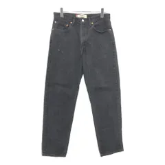 00年代 カナダ製 Levi's リーバイス 550 デニムパンツ ブラック(メンズ W32 L32)中古 古着 V4310