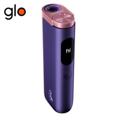 glo(グロー) ハイパー プロ HYPER pro パープル・サファイア 加熱式タバコ　ブースト・モード搭載