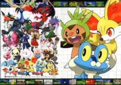 【中古】クリアファイル ケロマツ＆ハリマロン＆フォッコ/集合 A4ダブルポケットクリアファイル 「ポケットモンスターXY」 ポケモンセンター限定