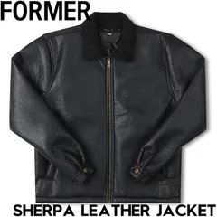 レザージャケット 合皮 FORMER フォーマー SHERPA LEATHER JACKET FJA-24403 日本代理店正規品のサムネイル