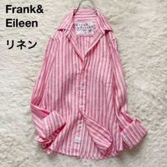 フランク&アイリーン Eileen コットンガーゼ スキッパーシャツ L 美品