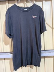 404 Reebok ロゴTシャツ リーボック M ブラック 夏 プルオーバー ホワイト レッド 古着卸アメリカ仕入の