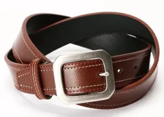 《期間限定SALE》《送料無料＆税込価格》《新品未使用》《数量限定》《特別価格》PERSONS JEANS-パーソンズ　ジーンズ-！牛革！35ｍｍ幅！ハサミで切って調整可能！男女兼用！カジュアル！ロングピン式ベルト　キャメルブラウン