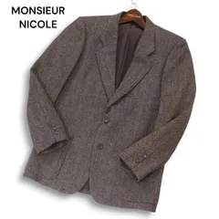 90s monsieur NICOLE ヴィンテージ　テラードジャケット 2025年最新】MONSIEUR NICOLE メンズ テーラードジャケットの