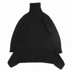 アルベロベロ OLLEBOREBLA ハイネック ブタ ぶたさん ニット フレア ワンピース ひざ上 ブラック サイズ 【中古】