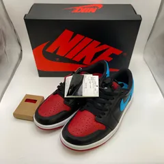 NIKEナイキ WMNS AIR JORDAN 1 RETRO LOW OG CZ0775-046　スニーカー　26㎝　ブラック×ブルー×レッド×ホワイト　タグ付き　未使用のサムネイル