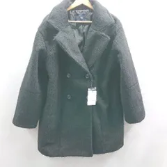 ◇ ⊇◎●未使用● MONO-MART LADYS モノマート 長袖 ピーコート サイズF ブラック レディース E  【1504240019840】