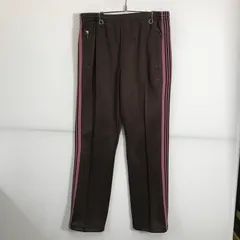 needles　ストレート　ブラック　ブラウン トラックパンツ ニードルズ NEEDLES トラック パンツ ジャージ ストレート 24AW