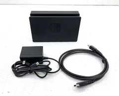 【盛岡36-0019】 Nintendo Switch ドック/HDMIケーブル/ACアダプター (任天堂純正品) ③【中古/60】