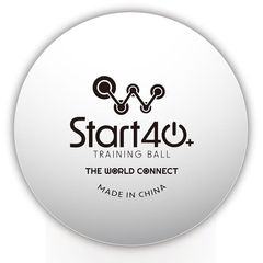 ザ・ワールドコネクト(TWC) 卓球 トレーニング用ボール スタート・トレーニングボール 40+ 100球入 DV044 0