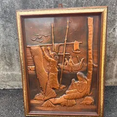 銅板 龍 レリーフ 鍛金 打ち出し 美術工芸品 縁起物 銅板 龍 - SAKAI-B'S GALLERY | minne byGMOペパボ 国内最大級の