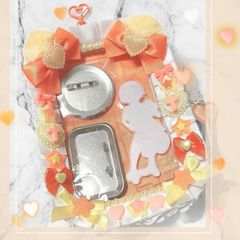 推し活アクスタポーチ໒꒱· ﾟねこ耳♡はちみつレモン♡オレンジキャンディー〔No.3〕