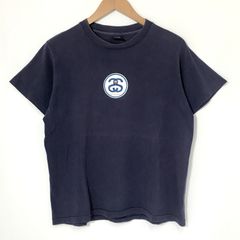 STUSSY 90s Tシャツ 半袖 カットソー プリント TEE ヴィンテージ カジュアル 古着 メンズ Mサイズ ステューシー トップス A13705◆