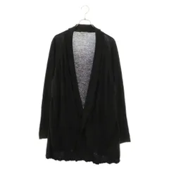 Dior HOMME (ディオールオム) 11AW ダメージカットデザイン ウールロングニットカーディガン 133M204AT230 ブラックのサムネイル