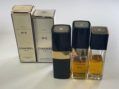 잔량 약 50% 이상 3개 정리 판매 CHANEL N°5 EAU DE TOILETTE 샤넬 넘버 5 오드 트와레 향수 100ml 스프레이 타입 상자 첨부