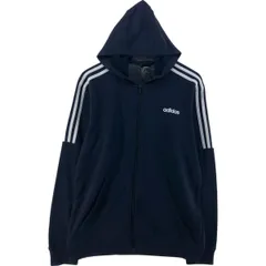 古着 アディダス adidas スウェットフルジップパーカー メンズL相当/eaa449887