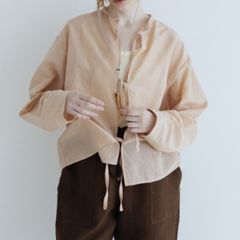 maruto Dyed Back Tie Shirt 草木染め - メルカリ